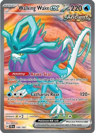 Walking Wake ex (189/162) - STF  - Ultra Rare - Holofoil