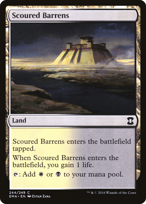 Scoured Barrens (EMA-244) - common - Foil