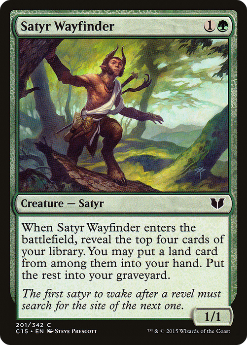Satyr Wayfinder (C15-201) - common