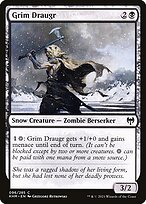 Grim Draugr (KHM-096) - common: (snow) - Foil