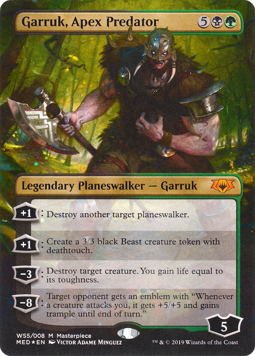 Garruk, Apex Predator (MED3-WS5) - mythic (Borderless) - Foil