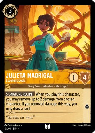 Julieta Madrigal - Excellent Cook (13/204) - Uncommon