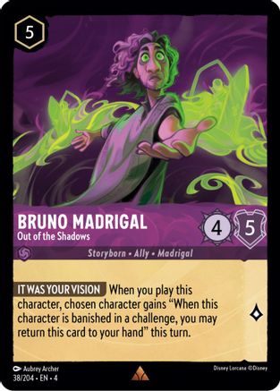 Bruno Madrigal - Out of the Shadows (38/204) - Rare