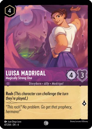 Luisa Madrigal - Magically Strong One (47/204) - Common - Cold Foil