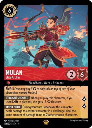 Mulan - Elite Archer (114/204) - Legendary