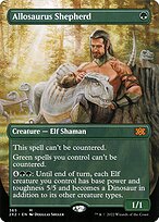 Allosaurus Shepherd (2X2-365) - mythic (Borderless) - Foil