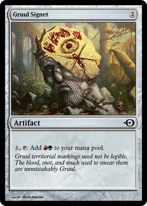 Gruul Signet (PRM-62401) - common - Foil