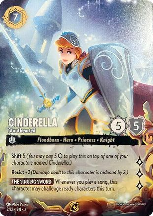 Cinderella - Stouthearted (3) - Promo - Holofoil