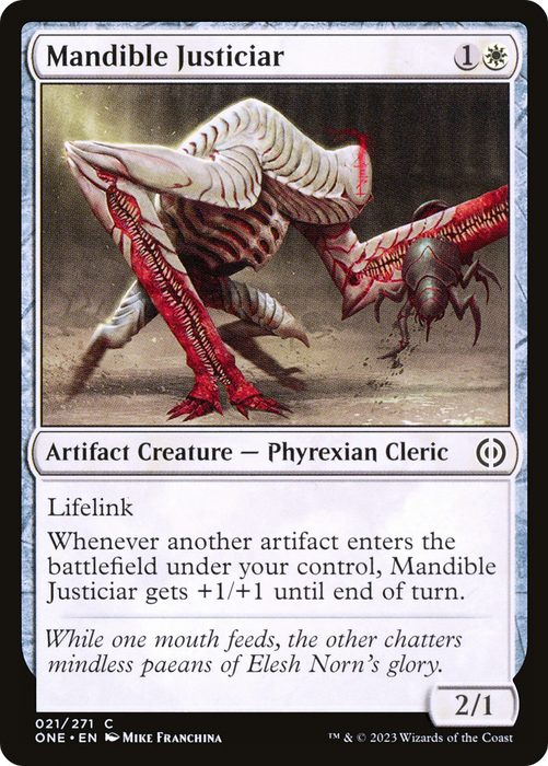 Mandible Justiciar (ONE-021) - common - Foil