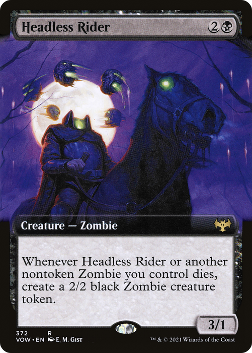 Headless Rider (VOW-372) - rare: (Extended Art) - Foil