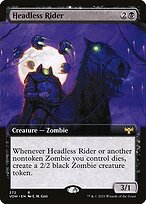 Headless Rider (VOW-372) - rare: (Extended Art)