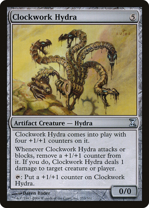 Clockwork Hydra (TSP-253) - uncommon - Foil