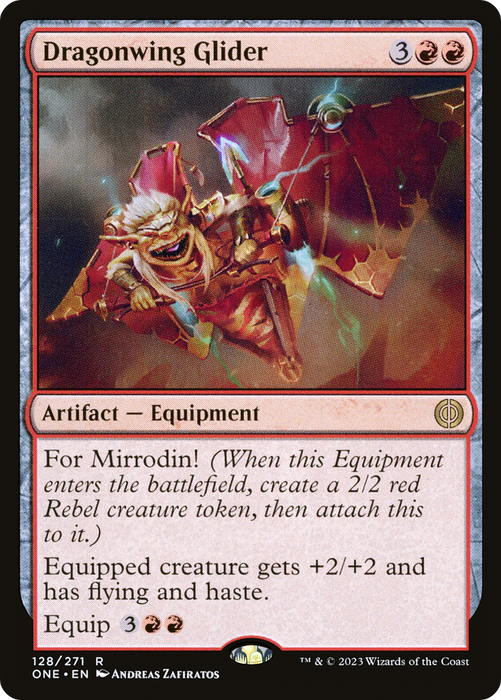 Dragonwing Glider (ONE-128) - rare - Foil
