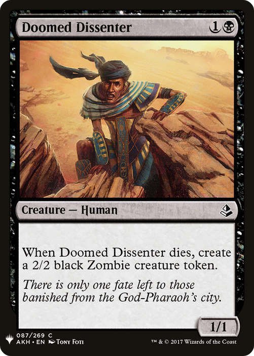 Doomed Dissenter (LIST-AKH-87) - common