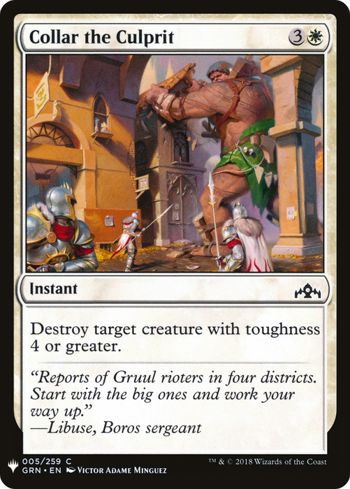 Collar the Culprit (LIST-GRN-5) - common