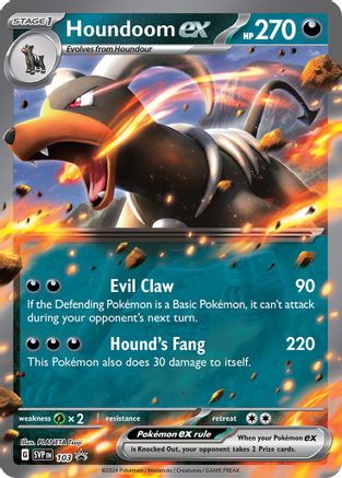 Houndoom ex (103) - SSVPC  - Promo - Holofoil