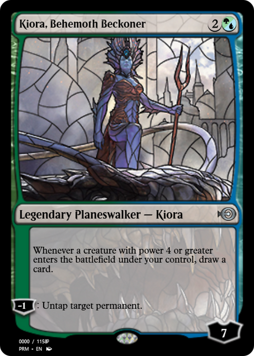 Kiora, Behemoth Beckoner (PRM-78027) - uncommon