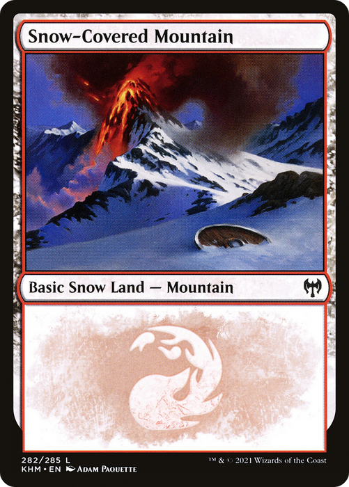 Snow-Covered Mountain (KHM-282) - common: (snow) - Foil