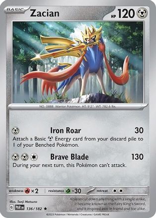 Zacian (136/182) - DE  - Rare