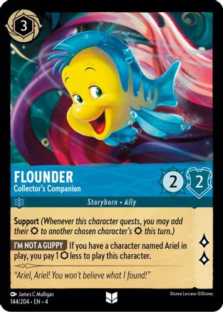 Flounder - Collector's Companion FRANÇAIS (144/204) - RU - Inhabituelle - Cold Foil