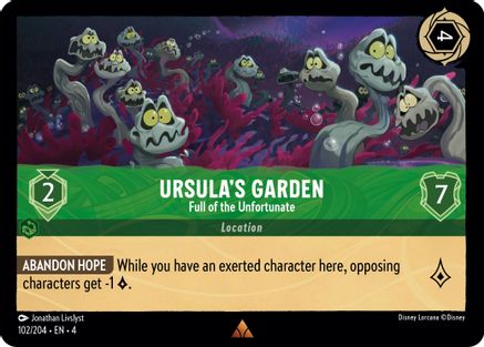 Ursula's Garden - Full of the Unfortunate FRANÇAIS (102/204) - RU - Rare - Cold Foil