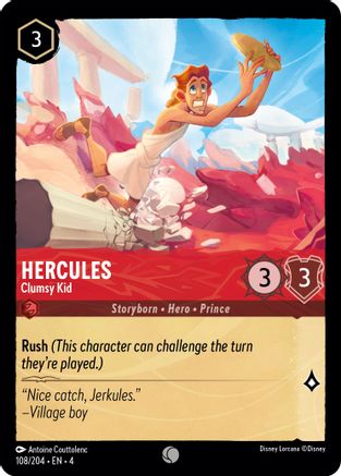 Hercules - Clumsy Kid (108/204) - Common