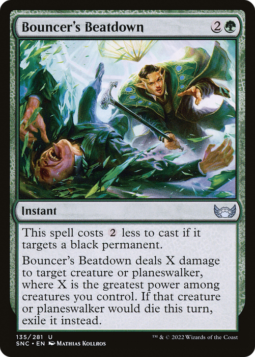 Bouncer's Beatdown (SNC-135) - uncommon - Foil