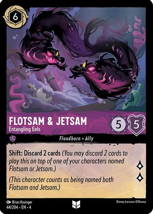 Flotsam & Jetsam - Entangling Eels (44/204) - Uncommon - Cold Foil