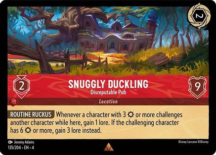Snuggly Duckling - Disreputable Pub FRANÇAIS (135/204) - RU - Rare - Cold Foil