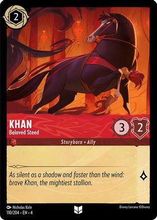 Khan - Beloved Steed (110/204) - Uncommon - Cold Foil