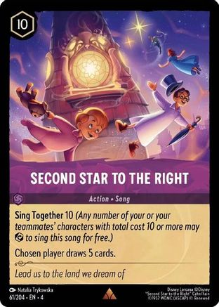 Second Star to the Right FRANÇAIS (61/204) - RU - Rare - Cold Foil