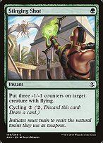Stinging Shot (AKH-189) - common - Foil