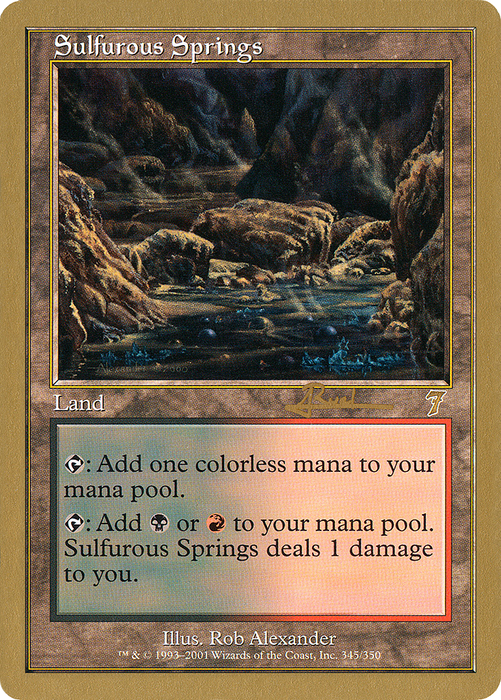 Sulfurous Springs (WCD-AR345) - rare