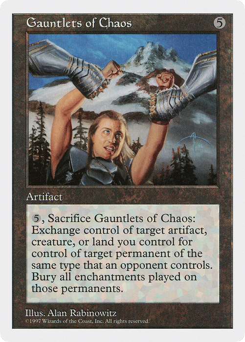 Gauntlets of Chaos (5ED-373) - rare