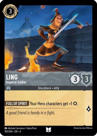 Ling - Imperial Soldier (183/204) - Uncommon