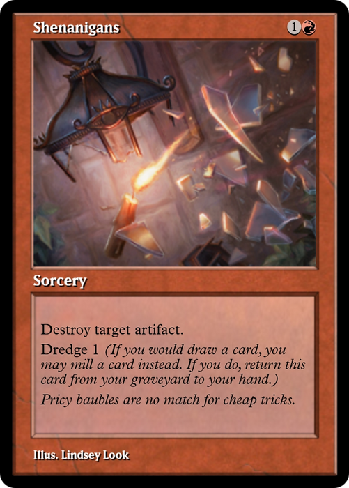 Shenanigans (PRM-91293) - rare: (tombstone) - Foil