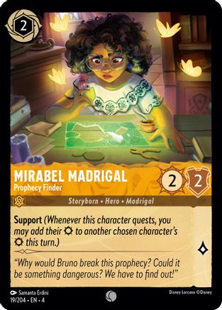 Mirabel Madrigal - Prophecy Finder FRANÇAIS (19/204) - RU - Commune - Cold Foil