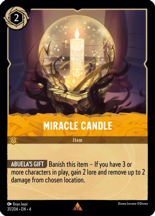 Miracle Candle (31/204) - Rare - Cold Foil