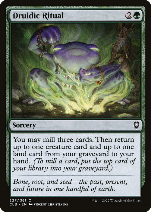 Druidic Ritual (CLB-227) - common - Foil