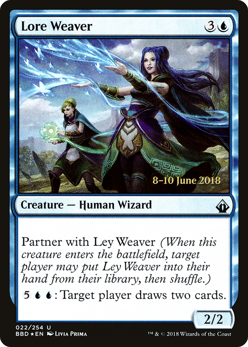 Lore Weaver (LARP-22S) - uncommon - Foil
