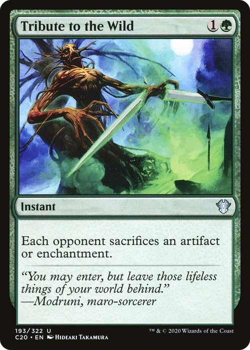 Tribute to the Wild (C20-193) - uncommon