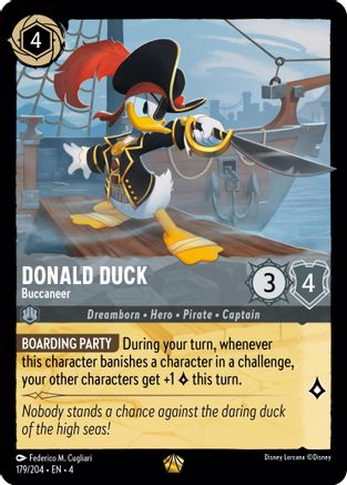 Donald Duck - Buccaneer FRANÇAIS (179/204) - RU - Légendaire - Cold Foil