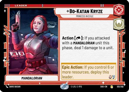 Bo-Katan Kryze - Princess in Exile (012/262) - SOTG - Rare