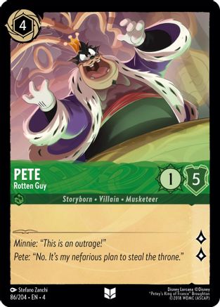 Pete - Rotten Guy (86/204) - Uncommon - Cold Foil