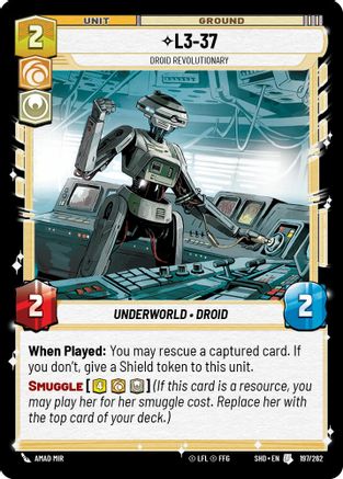 L3-37 - Droid Revolutionary (197/262) - SOTG - Uncommon