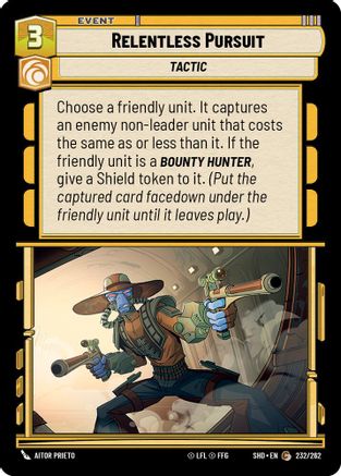 Relentless Pursuit (232/262) - SOTG - Common - Foil