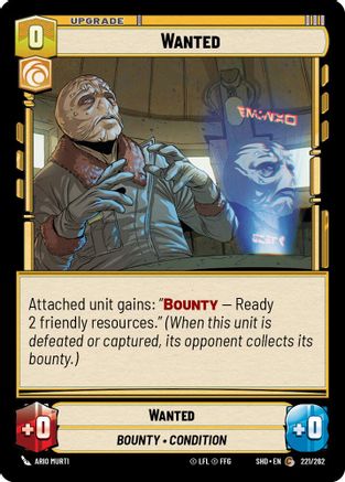 Wanted (221/262) - SOTG - Common - Foil