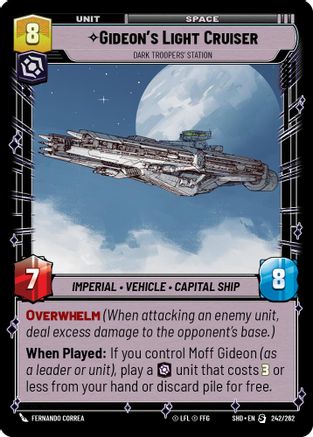 Gideon's Light Cruiser - Dark Troopers' Station (242/262) - SOTG - Special