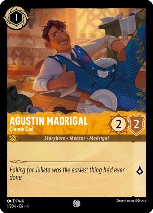 Agustin Madrigal - Clumsy Dad FRANÇAIS (1/204) - RU - Commune - Cold Foil