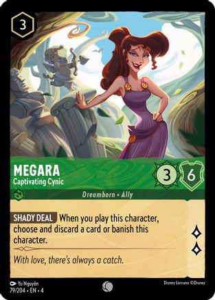 Megara - Captivating Cynic (79/204) - Common - Cold Foil